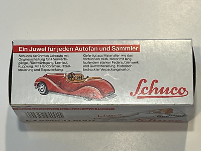 SCHUCO Replica Collection 1986 EXAMICO 4001 Wind up Car NIB