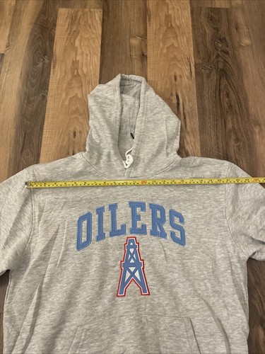 New HOUSTON OILERS VINTAGE SWEATSHIRT HOODIE L LARGE TITANS TEXANS No Tags - Picture 3 of 12
