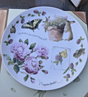 Hallmark Marjolein Bastin Summer’s Gifts Plate 10” Seasons of Nature Rabbits Art