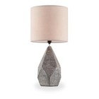 Manila 25 in. Bronze/Tan finish ceramic Table Lamp OK-4503
