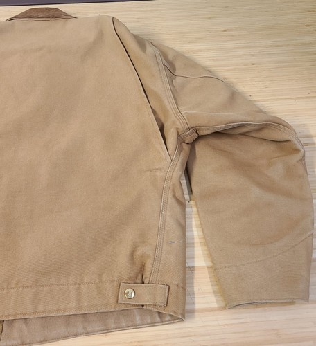 Vintage Carhartt Blanket Lined Brown Detroit Jacket Made in the Usa No Size Tag - Picture 9 of 14