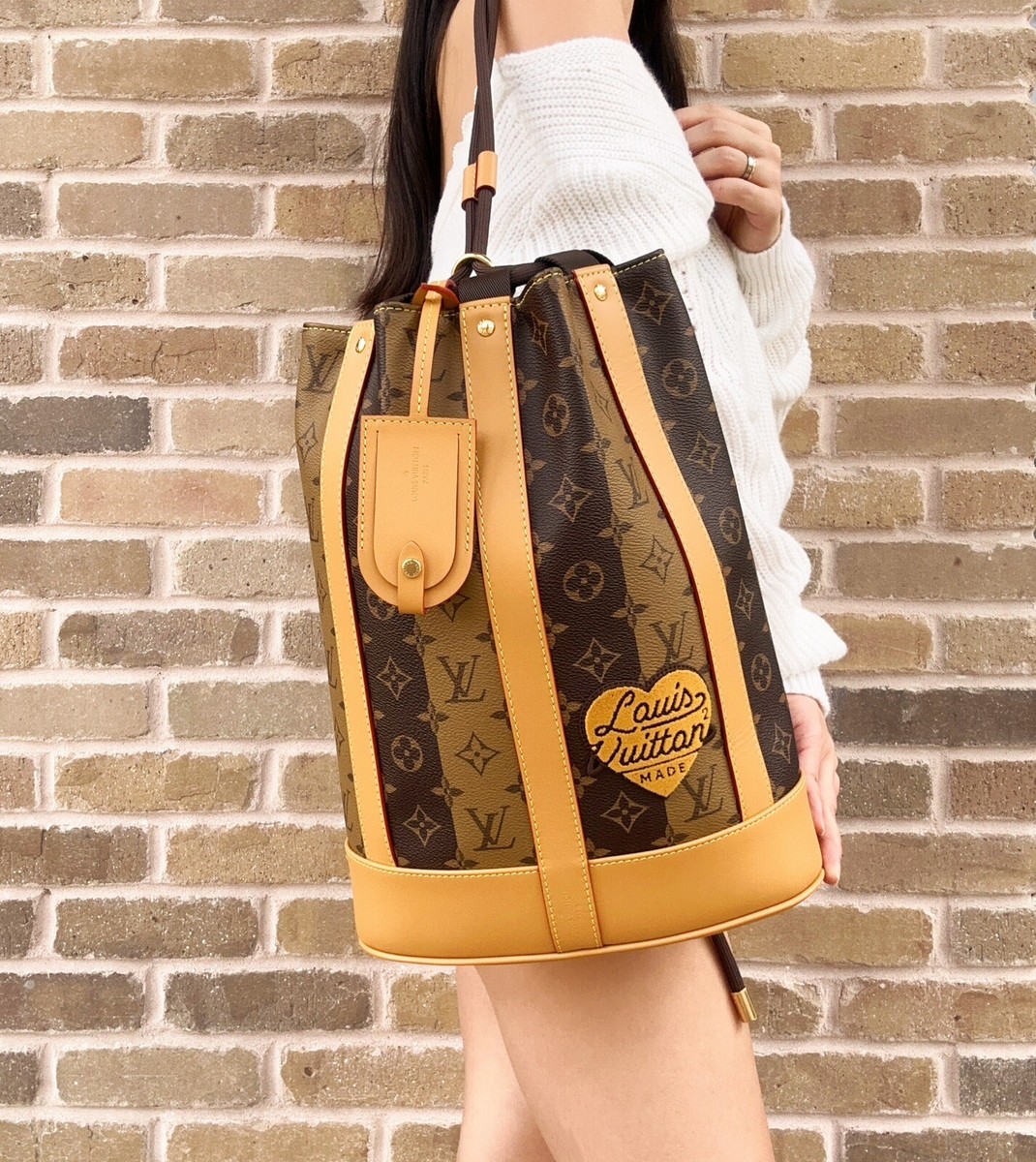 Louis Vuitton Reverse Monogram Stripe Randonnee Messenger Louis Vuitton Reverse Monogram Stripe Randonnee Messenger