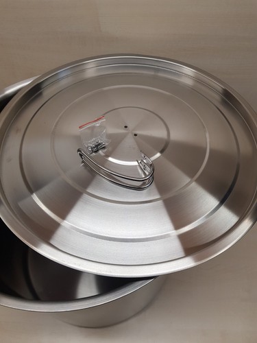 Olla gastronómica olla sopera Ø45x45cm 70L acero inoxidable para todo tipo de cocinas - Imagen 13 de 14