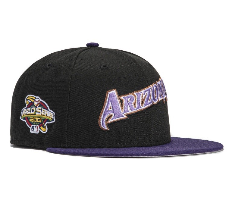 7 1/8 Hatclub Script Wordmark Arizona Diamondbacks Black