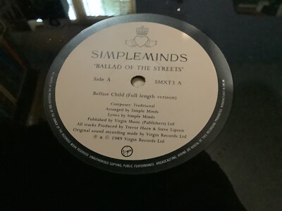 Simple Minds - Ballad Of The Streets - UK 12  - Mandela Day - Peter Gabriel Biko