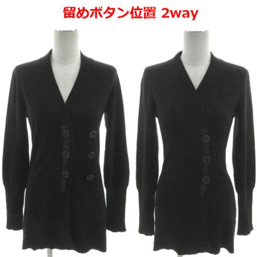 Brunello Cucinelli Cardigan Knit 100% Cashmere Black S Used 6ab4bbca23b58b1129bb