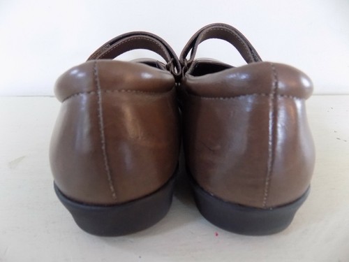 Damenschuhe ABEO 24/7 Ida dunkelbraun Leder Mary Janes Größe 8 - Bild 4 von 8