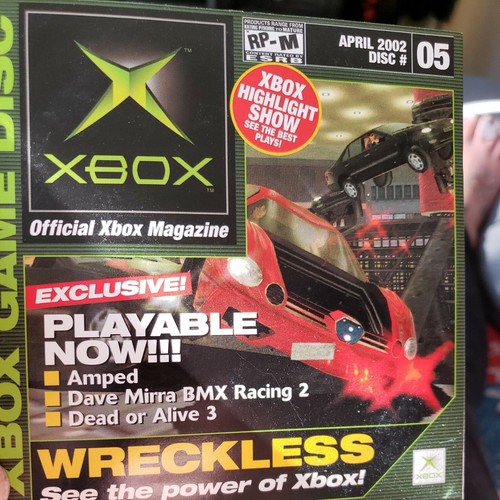 Xbox Magazine Demo Game Disc #05 April 2002 Wreckless - Picture 2 of 4