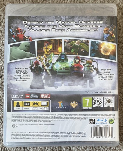 Lego Marvel Super Heroes - PlayStation 3 - PS3 - PAL - NEW & FACTORY SEALED - Picture 2 of 4