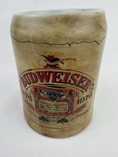 Budweiser Centennial 1876-1976 100 Years St. Louis MO Ceramarte Stein Mug - Picture 9 of 14