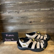 Kids Keen Newport H2 Beige Outdoor Hiking Comfort Water Shoes Sandals Size 4 Y