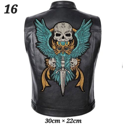 Flicken zum Aufnäher Aufbügler Patch Biker Motorrad Custom Kutte Rücken Weste - Bild 17 von 37