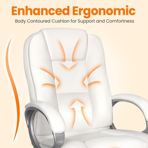 Office Chair Computer Desk Gaming Chair with Wheels Comfortable Armrests - Picture 43 of 46