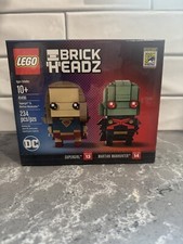 2017 SDCC Exclusive Lego 41496 Brickheadz Supergirl & Martian Manhunter
