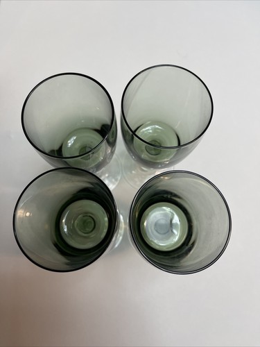 MCM Gorham Crystal Reizart Spring Green Wine Goblet Glass 5 3/4 " Set of 4 - Picture 8 of 10