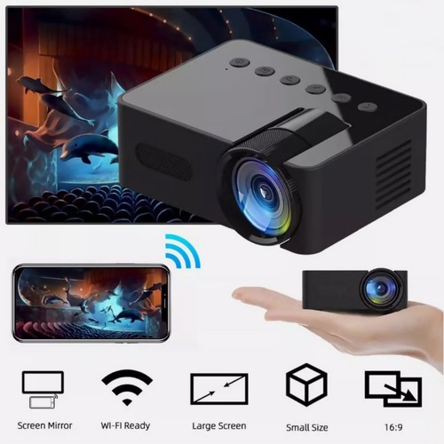 YT100 Mini Projector For Personal Home Theater 1080P HD Wireless Video Equipment - Picture 9 of 11