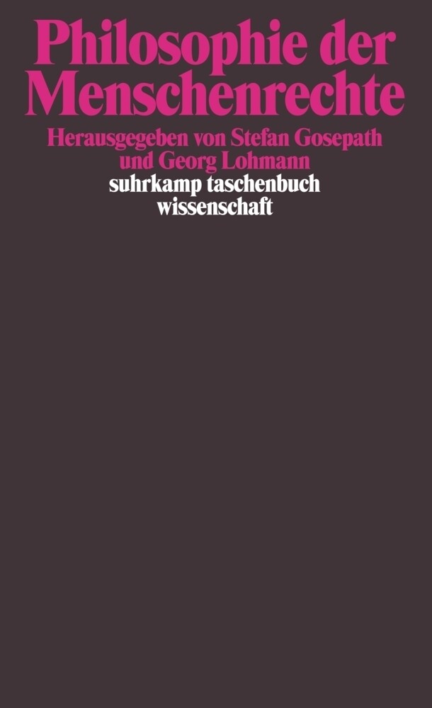 Thumbnail - Philosophie Der Menschenrechte | Georg Lohmann (u. A.) | Deutsch |