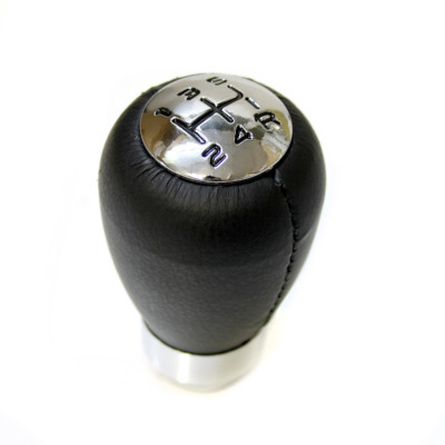 Schwarz Leder Schaltknauf für Renault Kangoo Laguna Fluence Logan Modus Megane