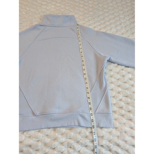 Danskin Quarter Zip Pullover Sweatshirt Athletic Top Light Blue M/M - Picture 5 of 8