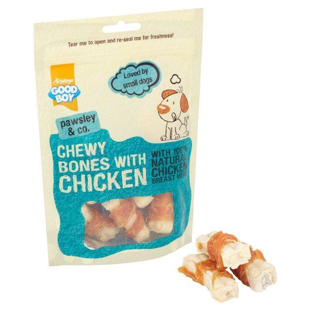 GOOD Boy facili da masticare Ossa MINI con Pollo 80g (pacco da 6) GOOD Boy facili da masticare Ossa MINI con Pollo 80g (pacco da 6)