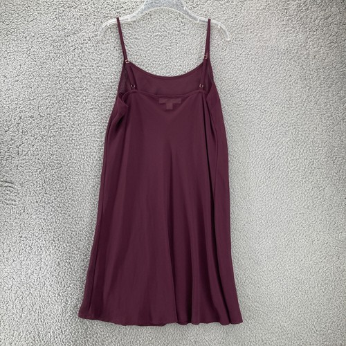 Michael Kors Burgunderrot Transparent Cami Nachtwäsche Größe 8 Dessous Spaghettiträger Top - Bild 7 von 10