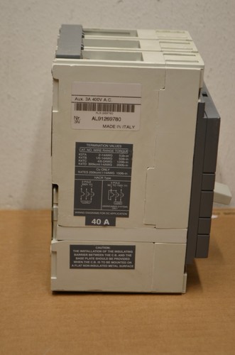 ABB SACE S3 40A SN3 CIRCUIT BREAKER - Picture 7 of 7