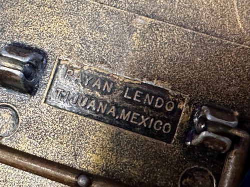 Michoacan Marijuana Cannabis Weed Pot Leaf Vtg. Belt Buckle Payan Lendo Mexico - Picture 9 of 18