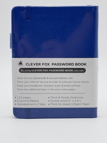 Clever Fox Password Book with tabs. Internet Address and Password Organizer Log - Picture 2 of 5