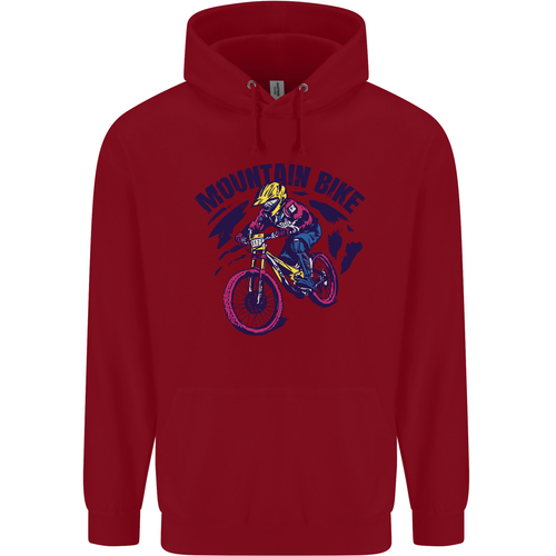 Cycling Mountain Bike Bicycle Cyclist MTB Childrens Kids Hoodie - Picture 17 of 80
