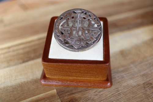 Ciondolo spilla nome puzzle vittoriano argento sterling MAC? - Foto 2 di 9
