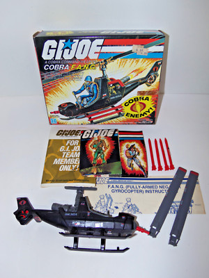 1983 Vintage GI Joe ARAH Cobra F.A.N.G. Fang 99% Complete in Box NO ENGINE GUARD