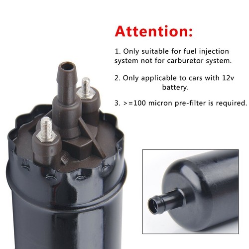 Universal Inline High Pressure External Electric Fuel Pump Replace 0580464070 US - Bild 5 von 15