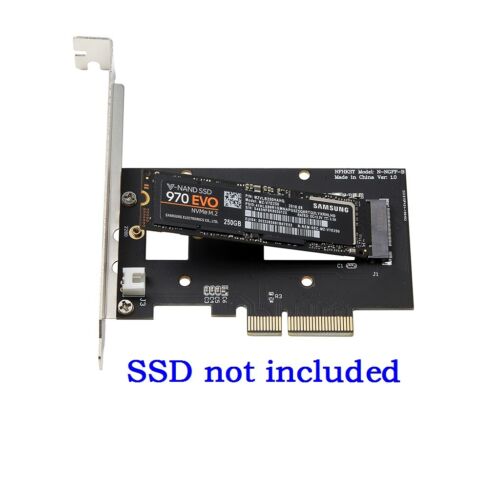 PCI-E 3.0 X4 Lane Host Adapter Converter Card M.2 M Key Ssd To Nvme+Fan - Picture 3 of 12