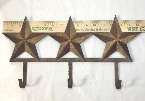 Country Western Stars Metal Wall Art with Hooks - Picture 7 of 7