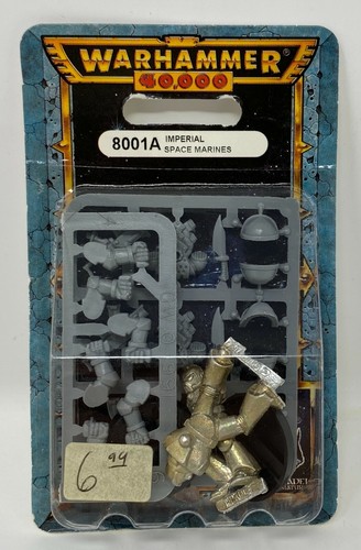 Games Workshop Warhammer 40K Blister Space Marines NIB OOP (Yellow Logo) - Picture 3 of 69