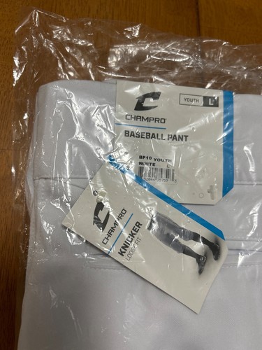 Champro Baseballhose BP 10 Yourh weiß großer Schlüpfer lockere Passform neu mit Etikett - Bild 2 von 3