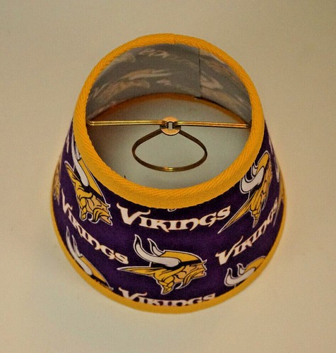 NFL Minnesota Vikings Purple and Gold Fabric Lamp Shade Lampshade Handmade - Bild 18 von 22