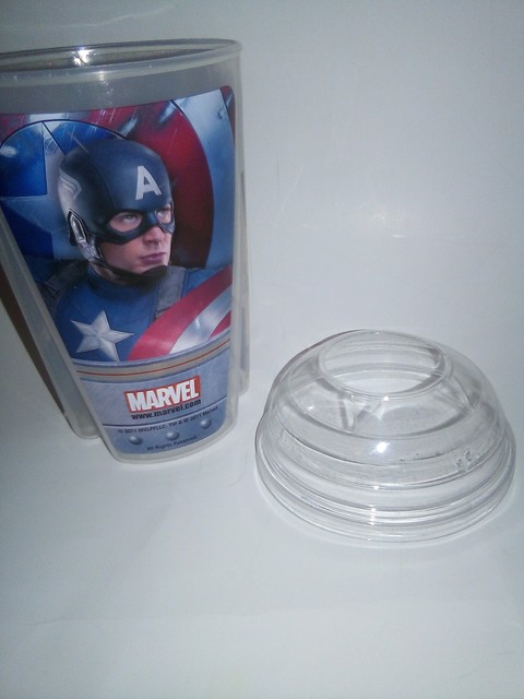 LIMITED EDITION Details about / DUNKIN DONUTS CAPTAIN AMERICA REUSABLE 3 WAY DRINKING CUP