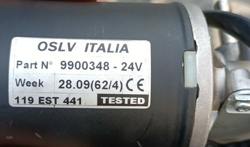 Ingranaggio in nylon per motoriduttore OSLV ITALIA 24 Volt Part N° 9900348 - Imagen 8 de 8