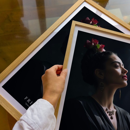 Frida Kahlo Photo Portrait, Feminist Art Print - Bild 6 von 8