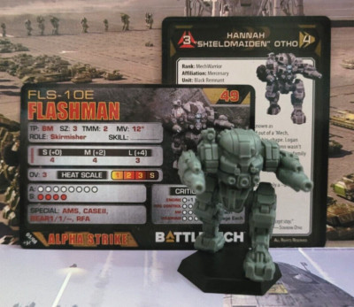 Battletech Flashman Mech Inner Sphere Black Remnant Command Lance ...