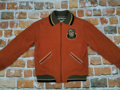 Veste En Cuir Vintage Pilote Chevignon 1957 Thornes Wimpel Taille XL Tip Top