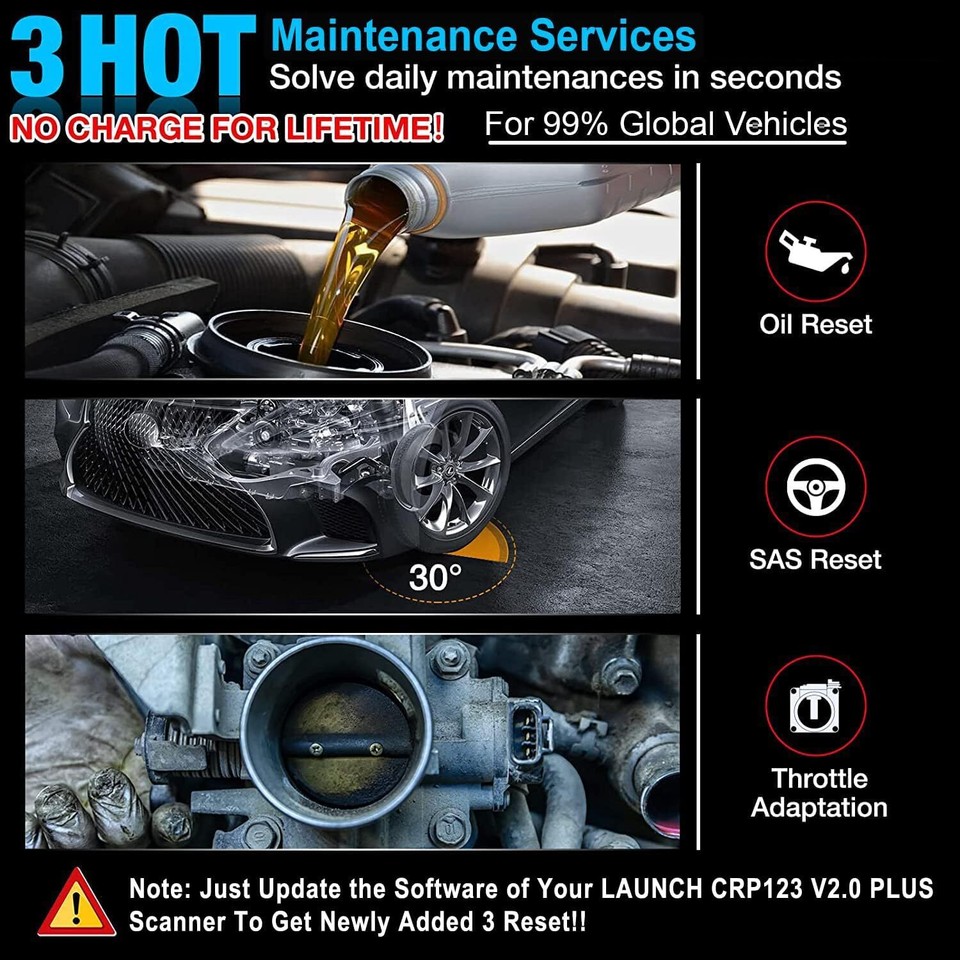 Car Scanner For Toyota TPMS Light Code Reader Diagnostic Tool Computer ...