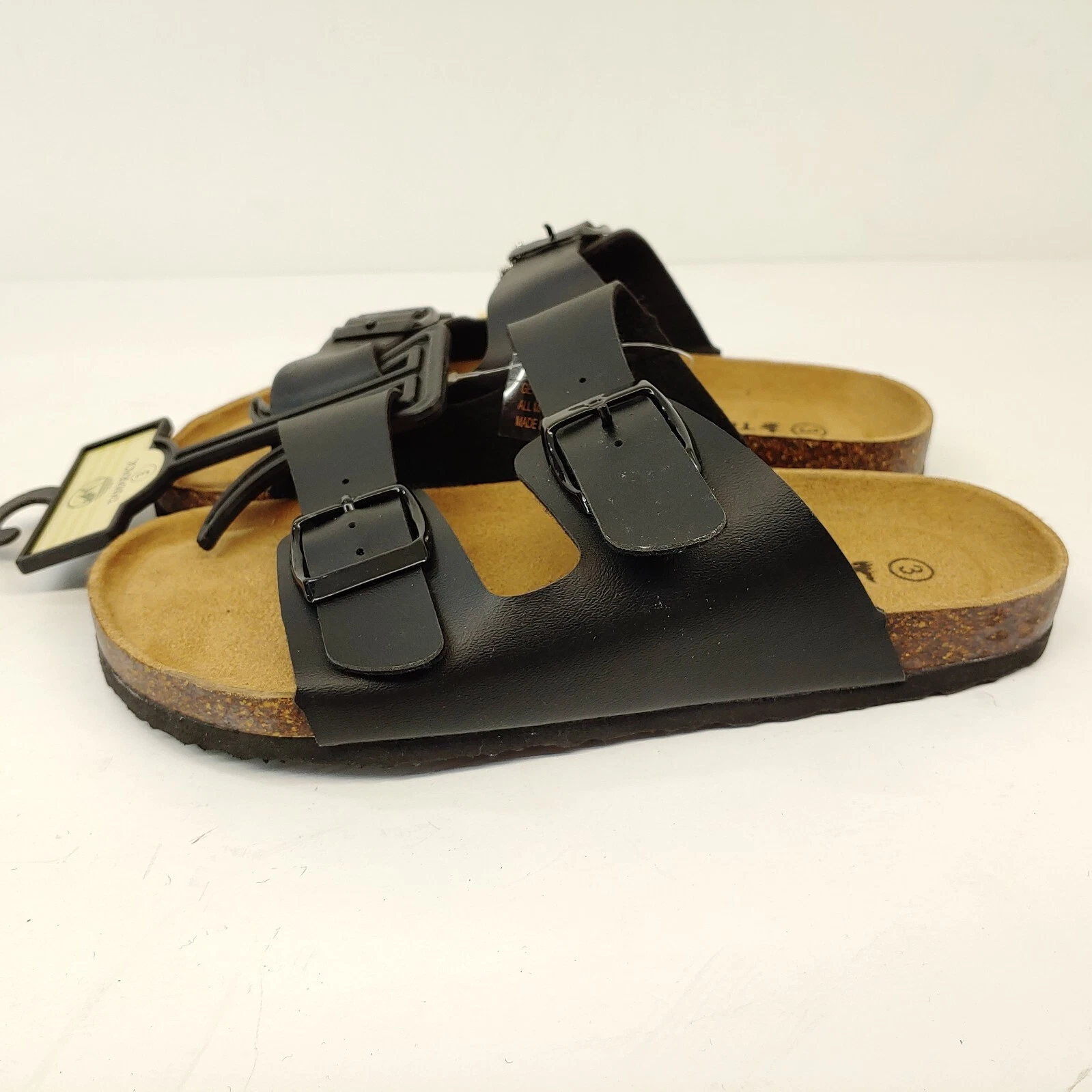 VANS Sandali scorrevoli Tamarack 2 cinturini per bambina taglia 3 neri plantare