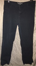 DICKIES GIRLS RELAXED FIT PANTS WORKER BLACK SIZE 24