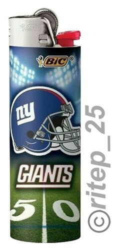(7 Lighters) BIC NFL New York Giants Lighter All Brand New & Officially Licensed - Picture 7 of 10