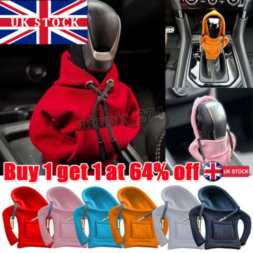 Auto Car Gear Shift Knob Cover Funny Hoodie Sweatshirt Knob Gear Stick Protector - Picture 1 of 18