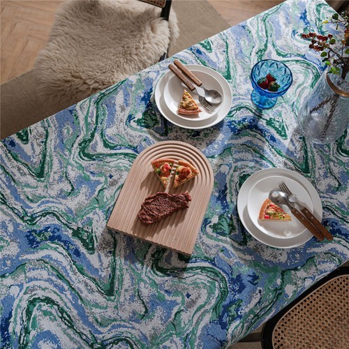 Jacquard Tablecloth Dining Room Table Cloth Cover Tablewear Party Kitchen Decor - Picture 22 of 63