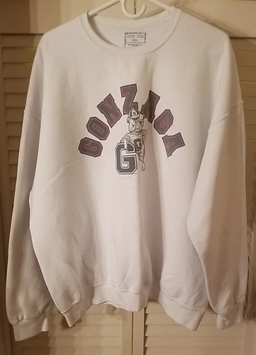 Vintage Gonzaga University Spokane with Full Bulldog Sweatshirt Gr. XXL 2XL