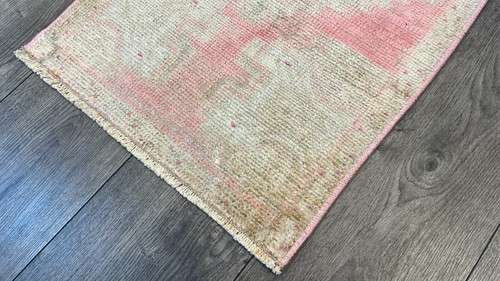 Alfombra pequeña vintage, alfombra turca pequeña, alfombra boho pequeña, kilim pequeño, 1,6 x 3,1 pies - Imagen 8 de 10